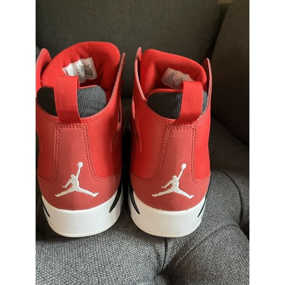 Air Jordan Flight Club 91 Gym Red White Black 555475-600 Men’s Size 10-worn once main image 4